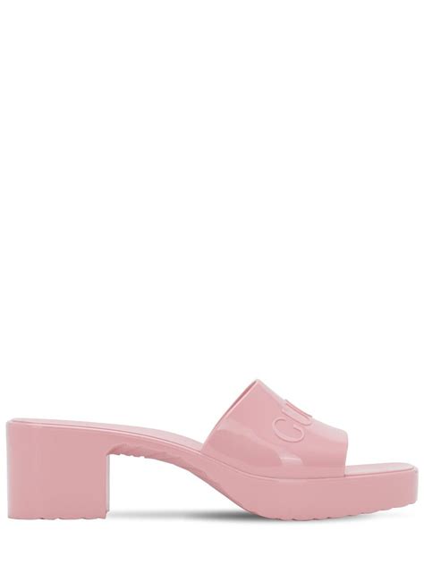 gucci pvc sandals